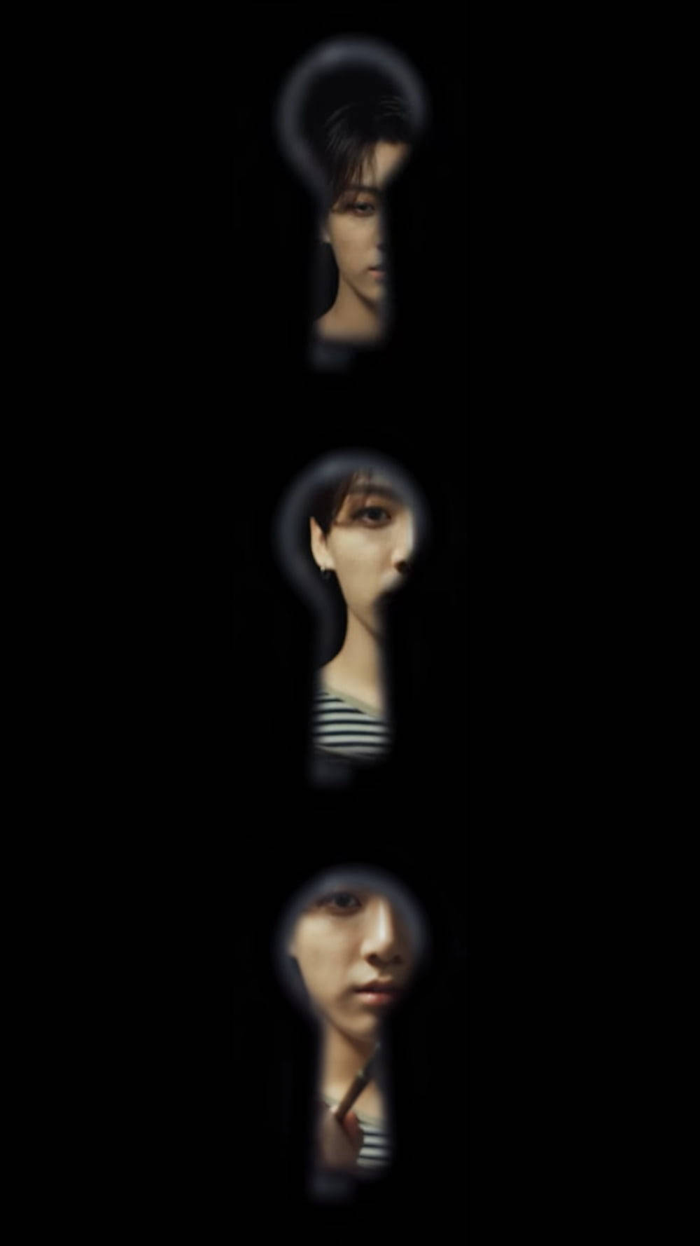 Bts Fake Love Keyhole Background