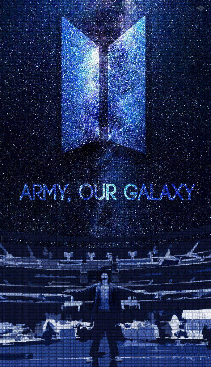 Bts Galaxy Stadium Under The Stars Background