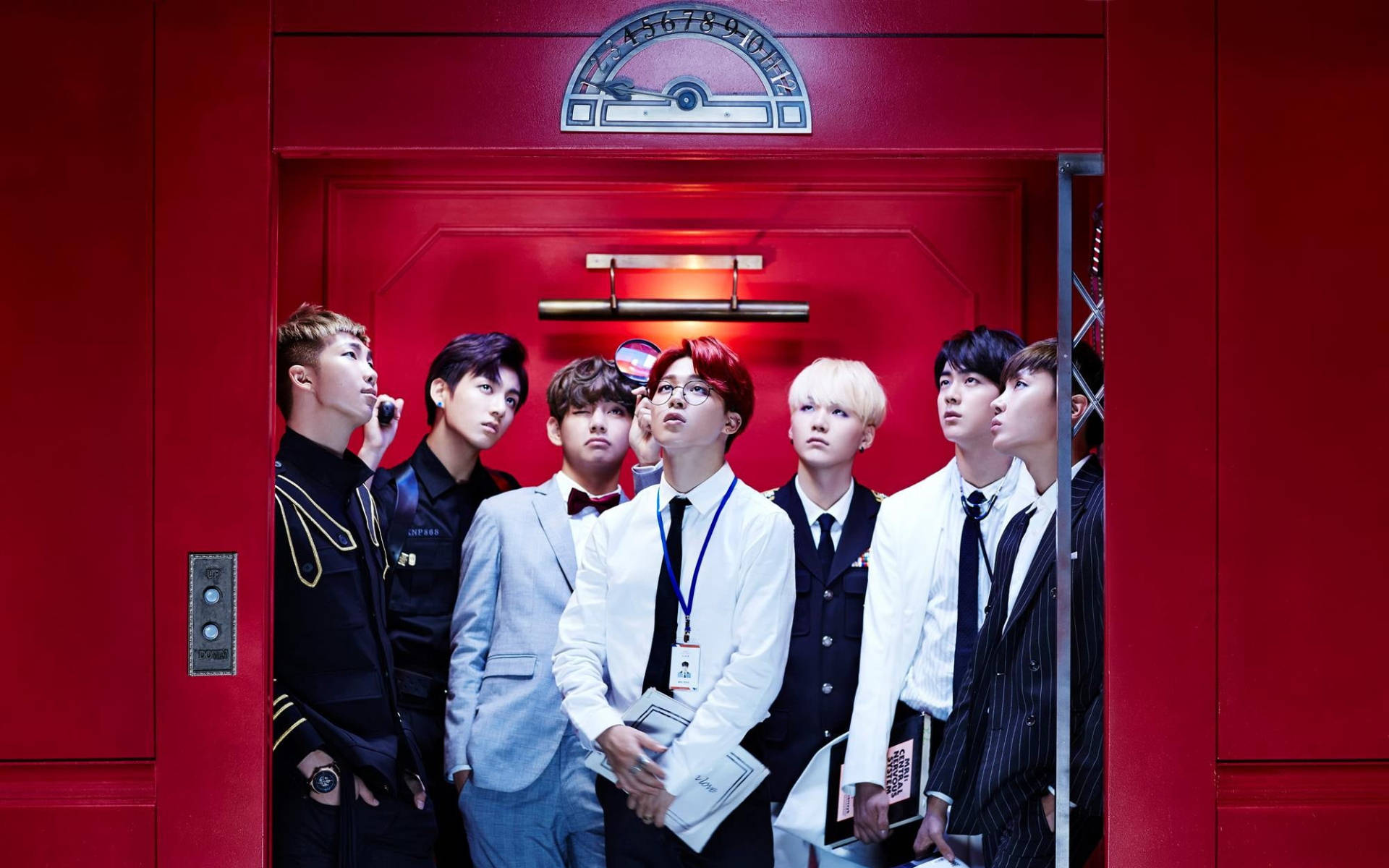 Bts Group Photo For Dope Background
