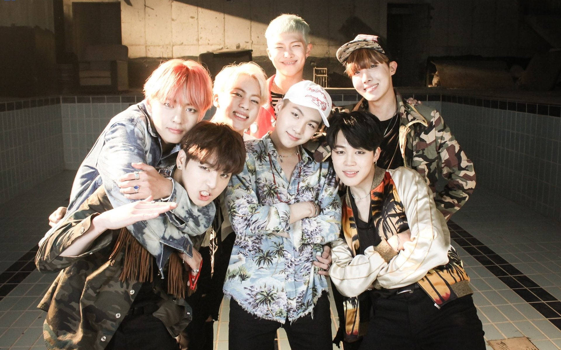 Bts Group Photo In Fire Mv