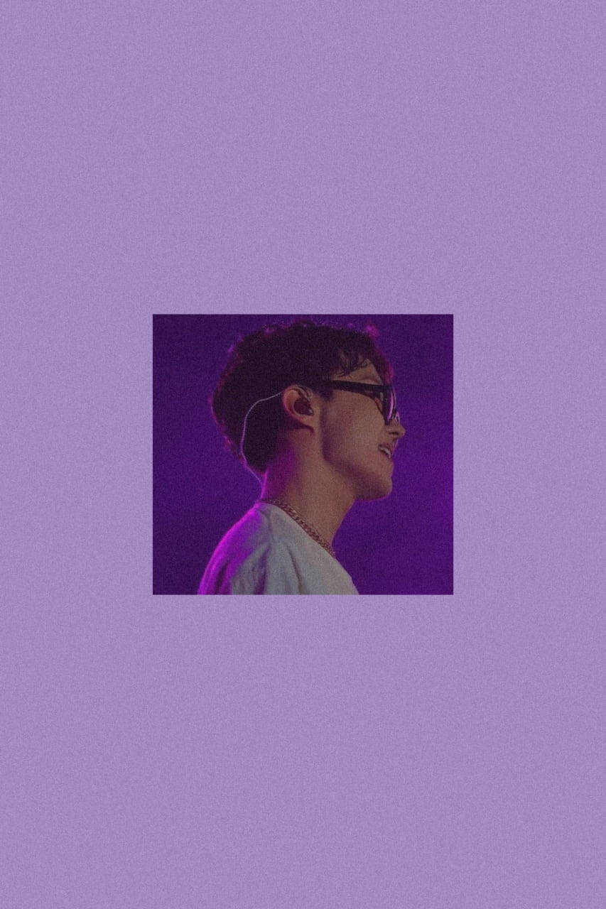 Bts Jung Hoseok Purple Aesthetic Background