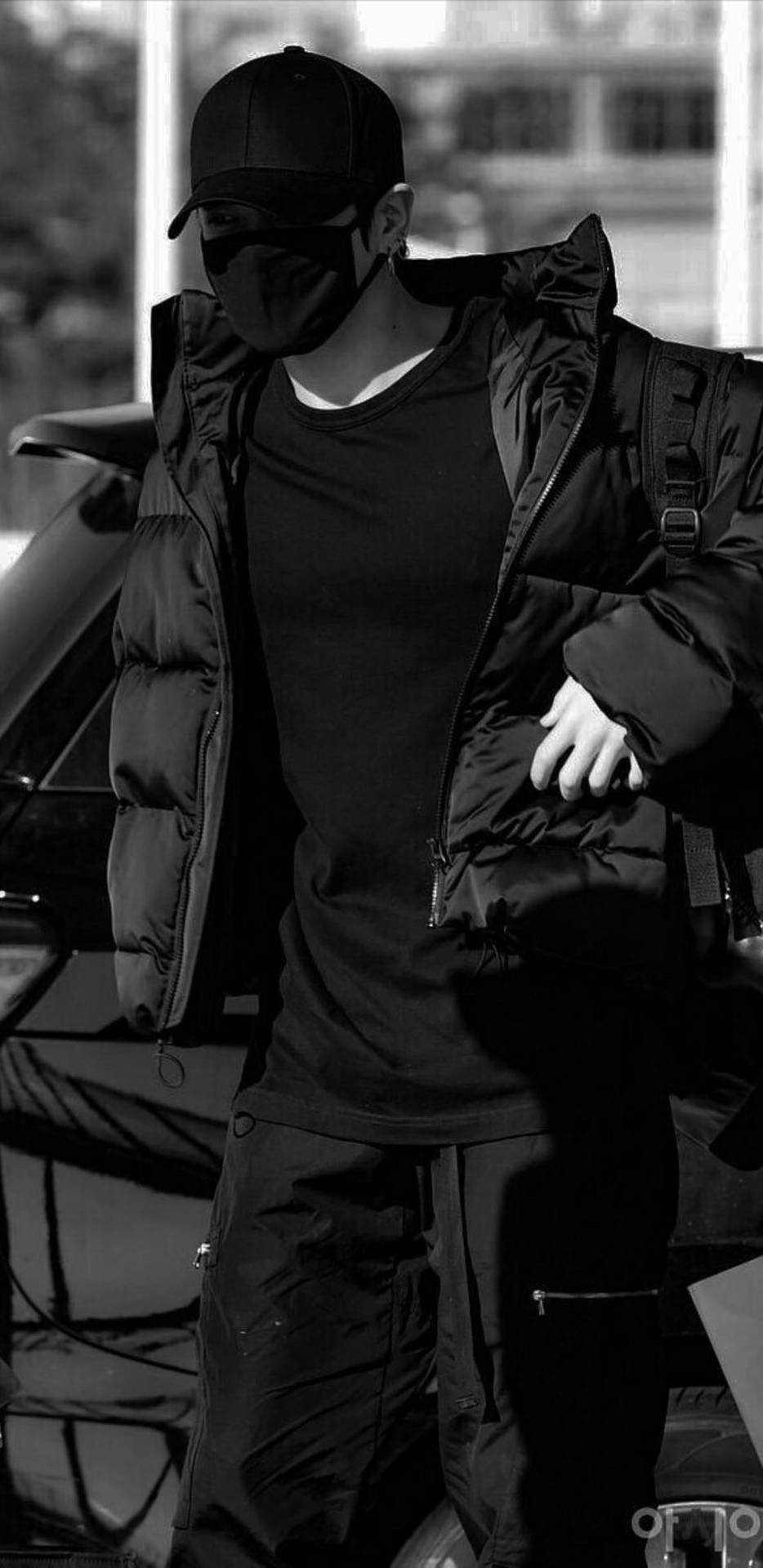 Bts Jung Kook Cute All Black Background