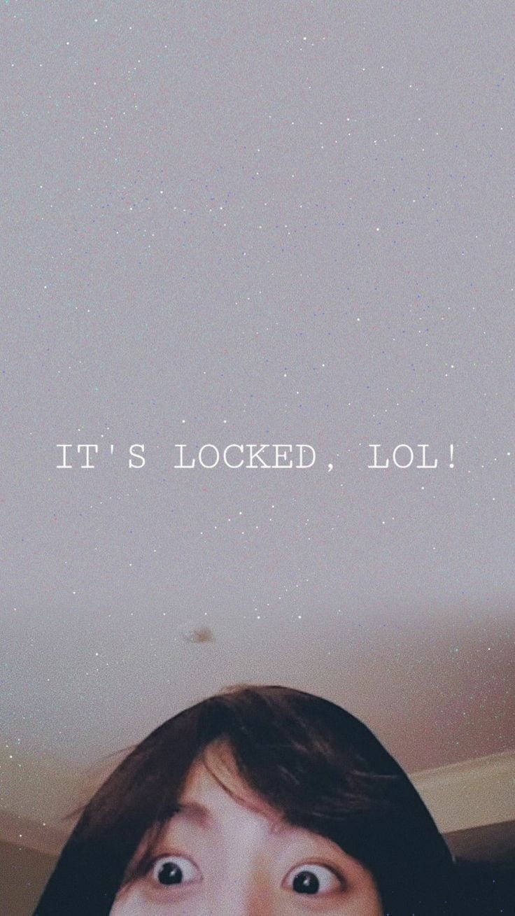 Bts Jung Kook Cute It's Locked