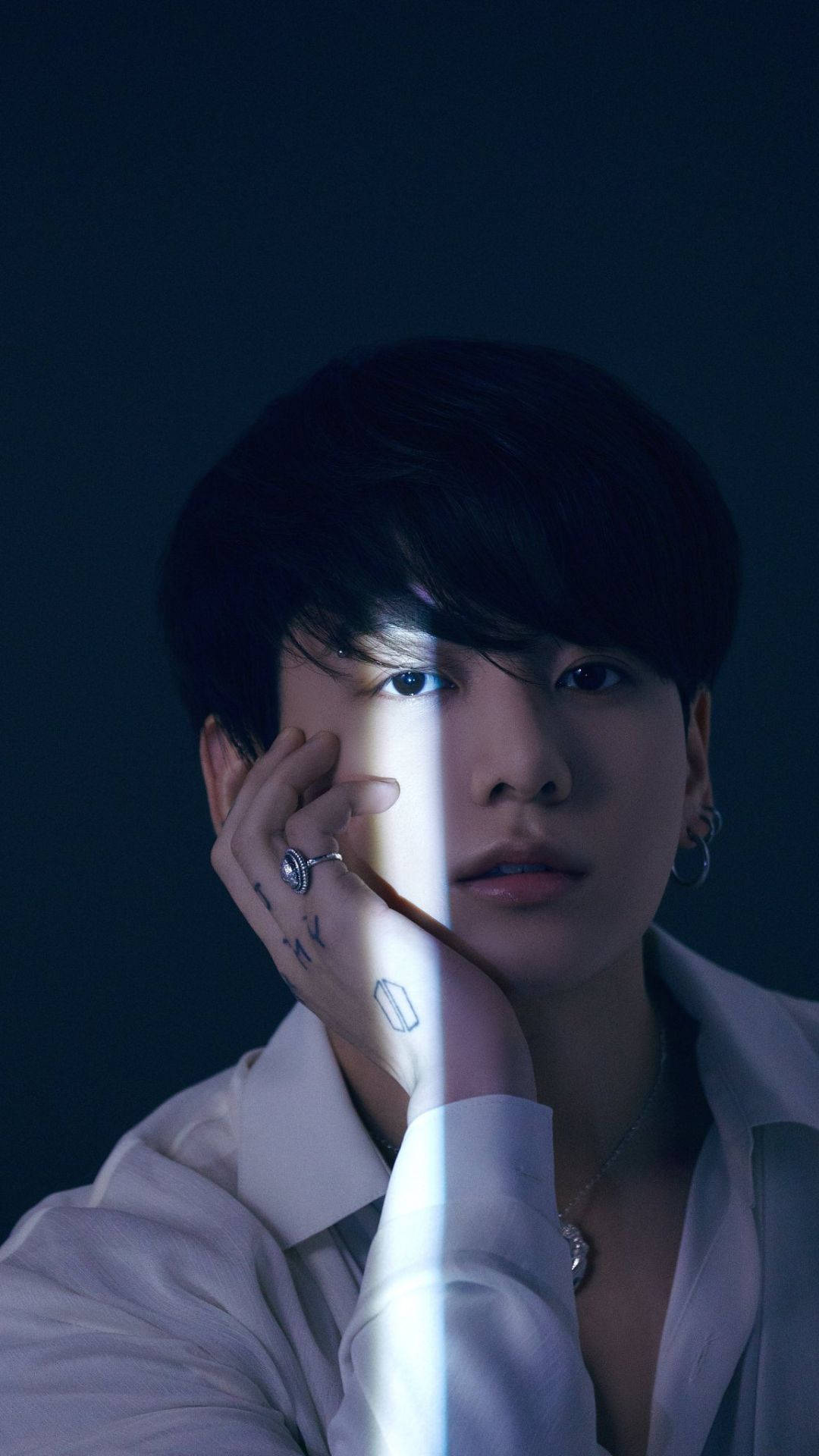 Bts Jung Kook In The Dark Background