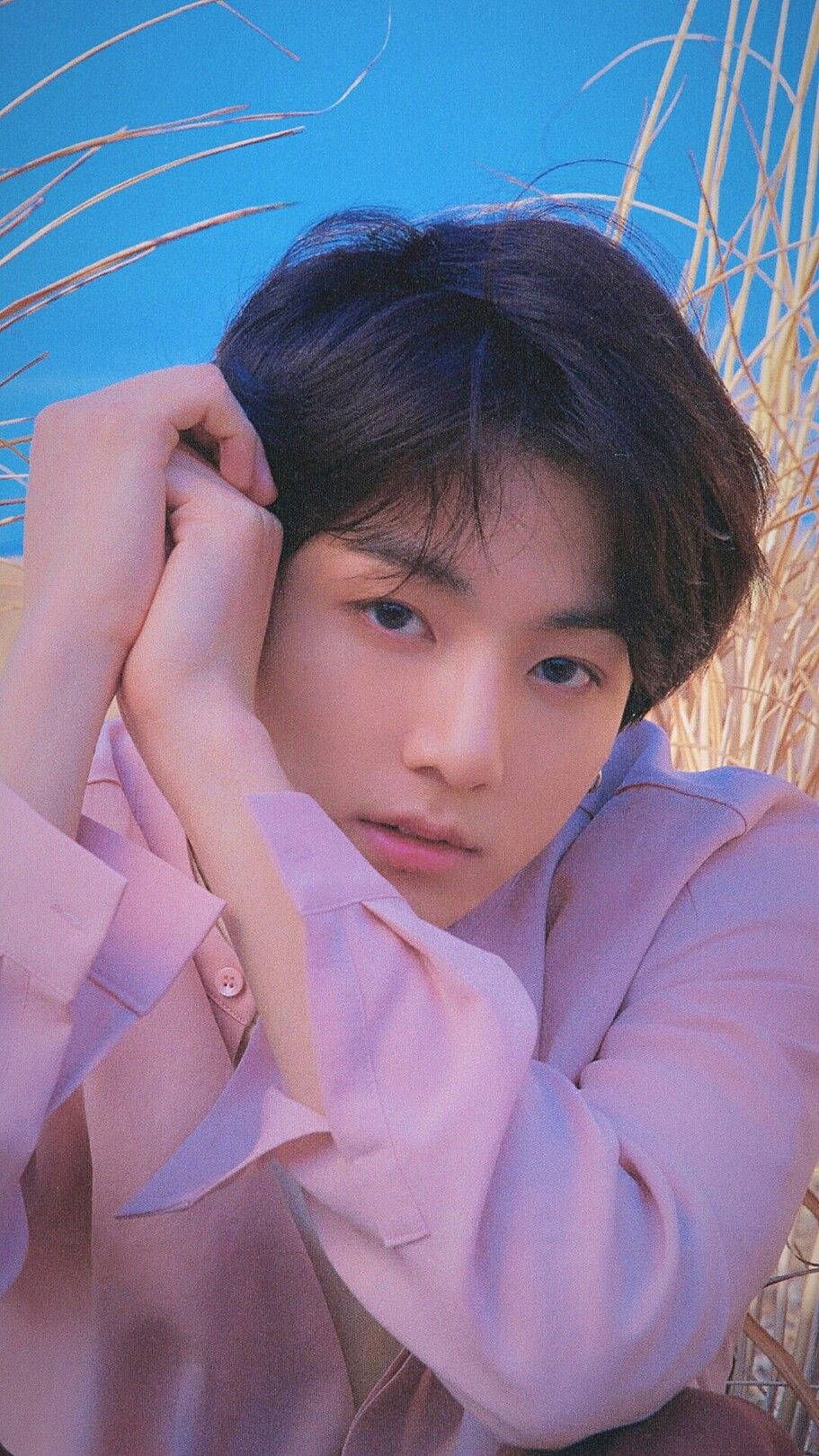 Bts Jungkook In A Field Background