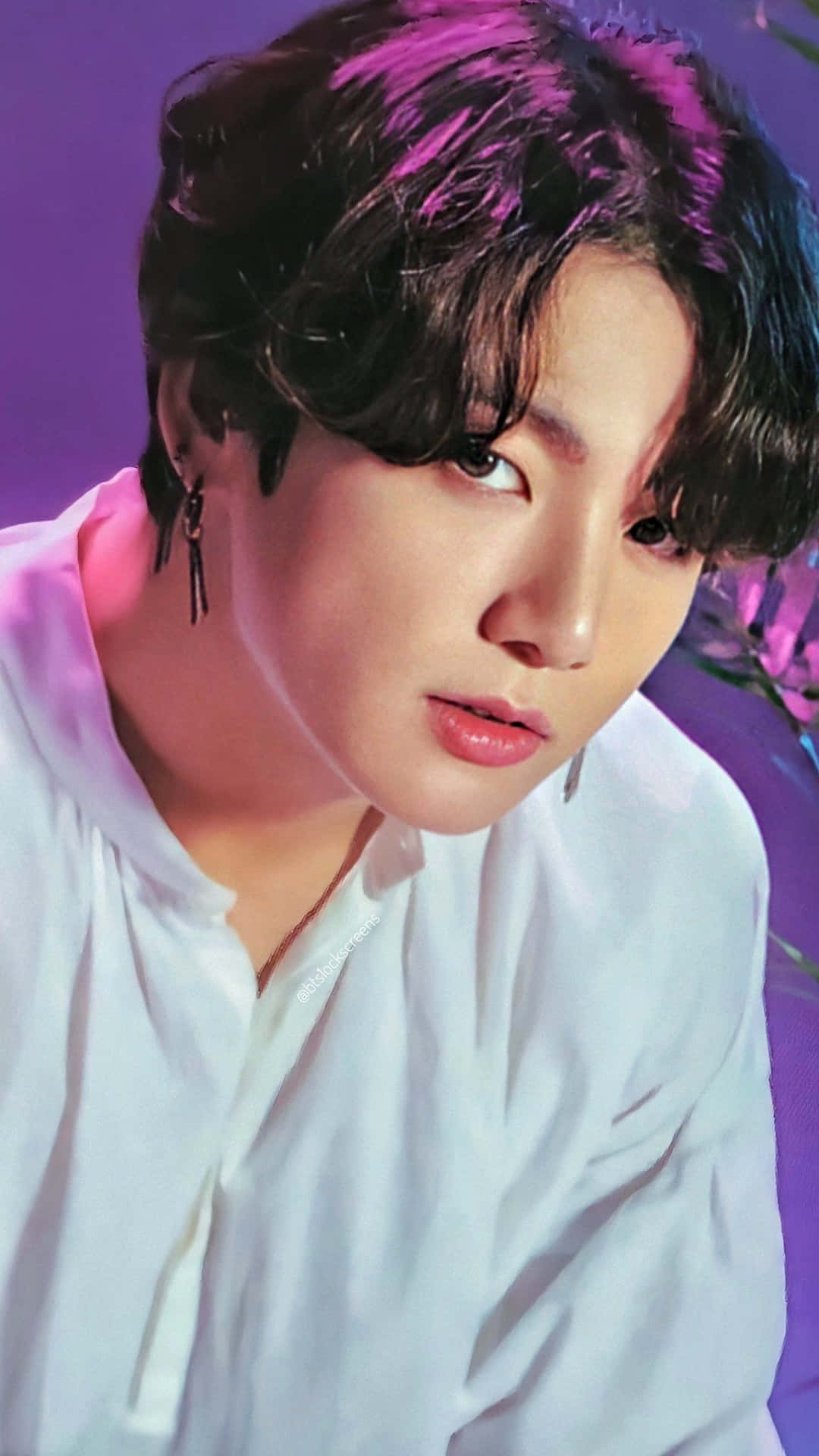 Bts Jungkook Steals The Show With His Long Hair Background