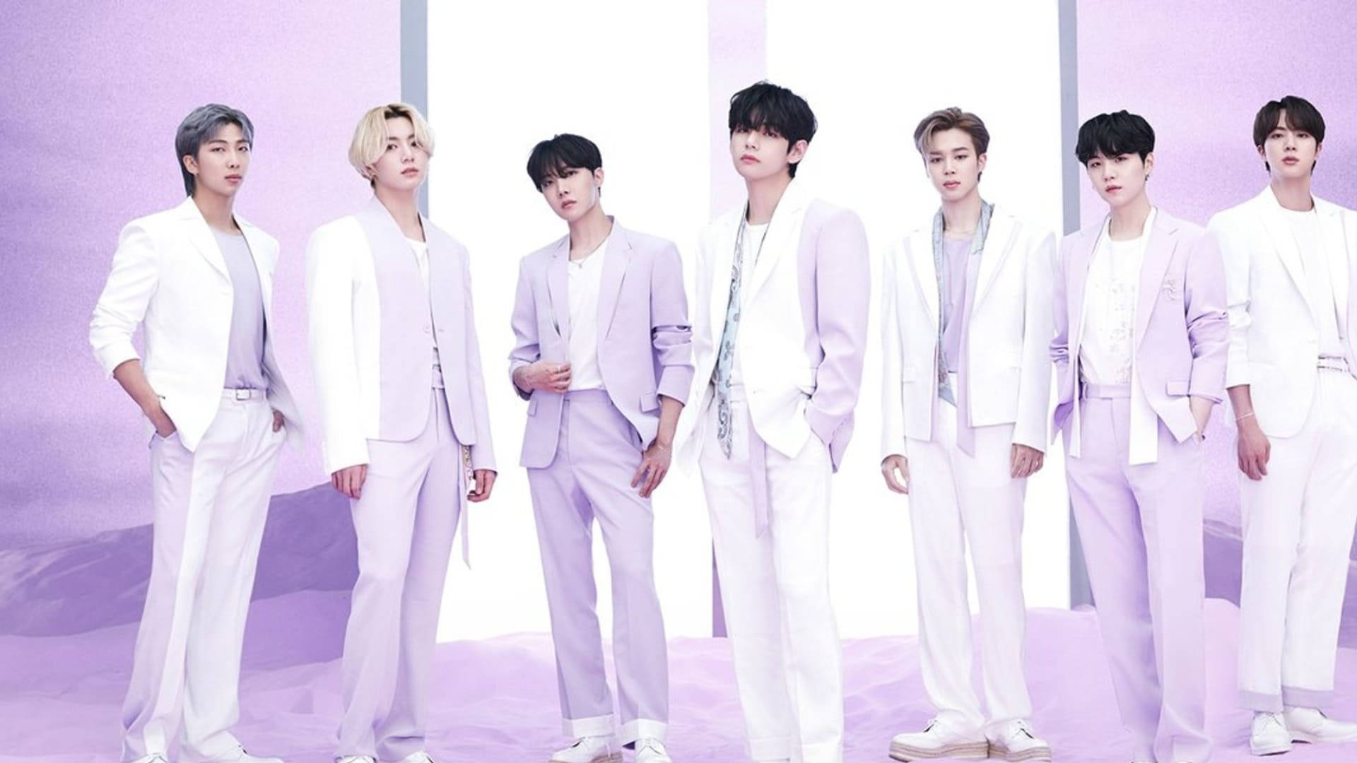 Bts K-pop Pastel Purple Background