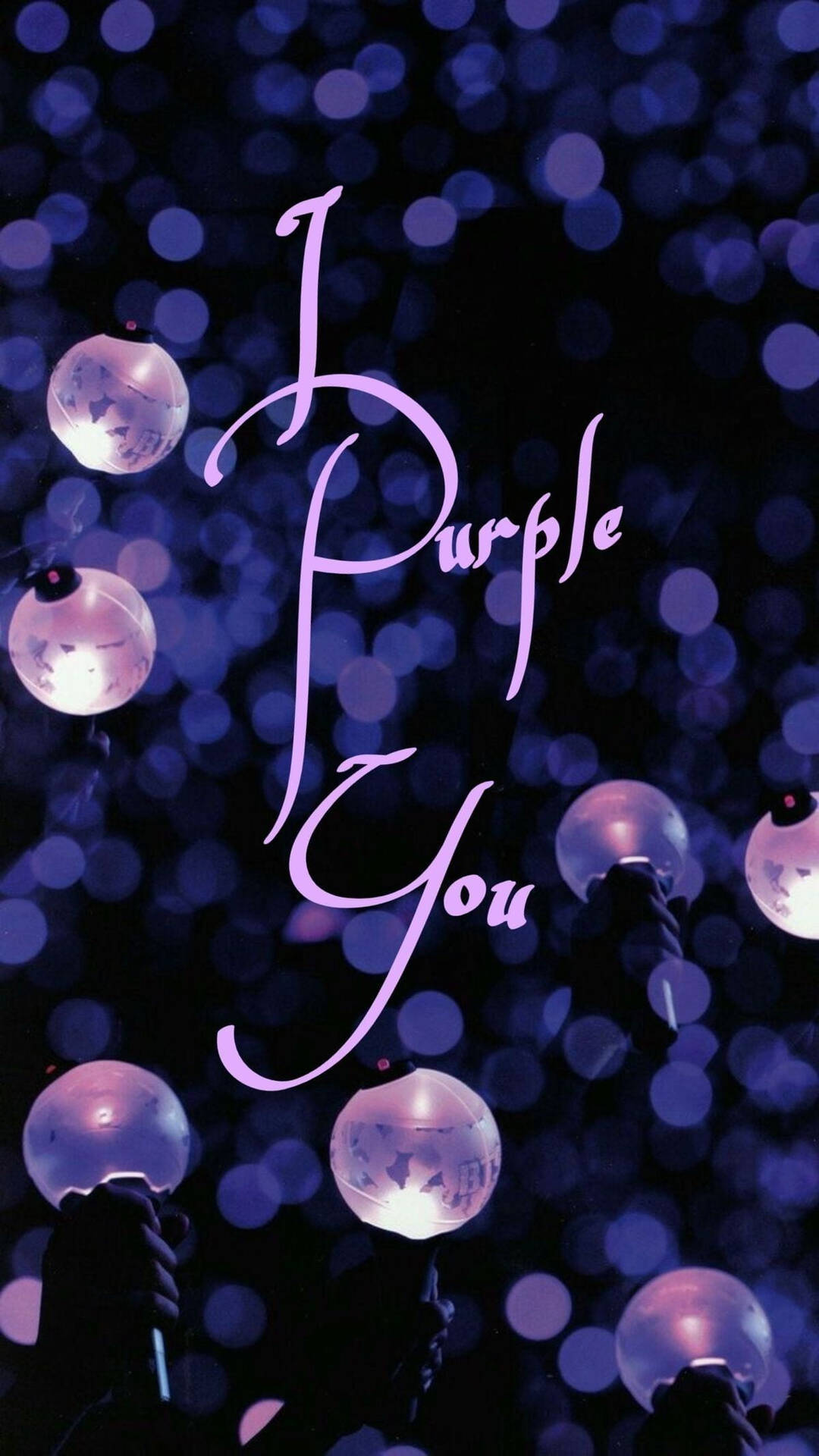 Bts Lightsticks I Purple You Background