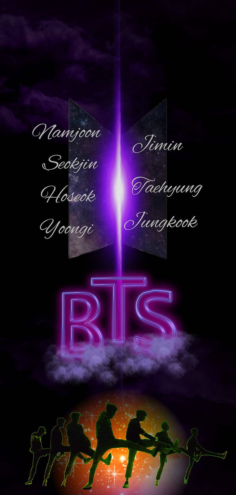 Bts Logo Fan Art Background
