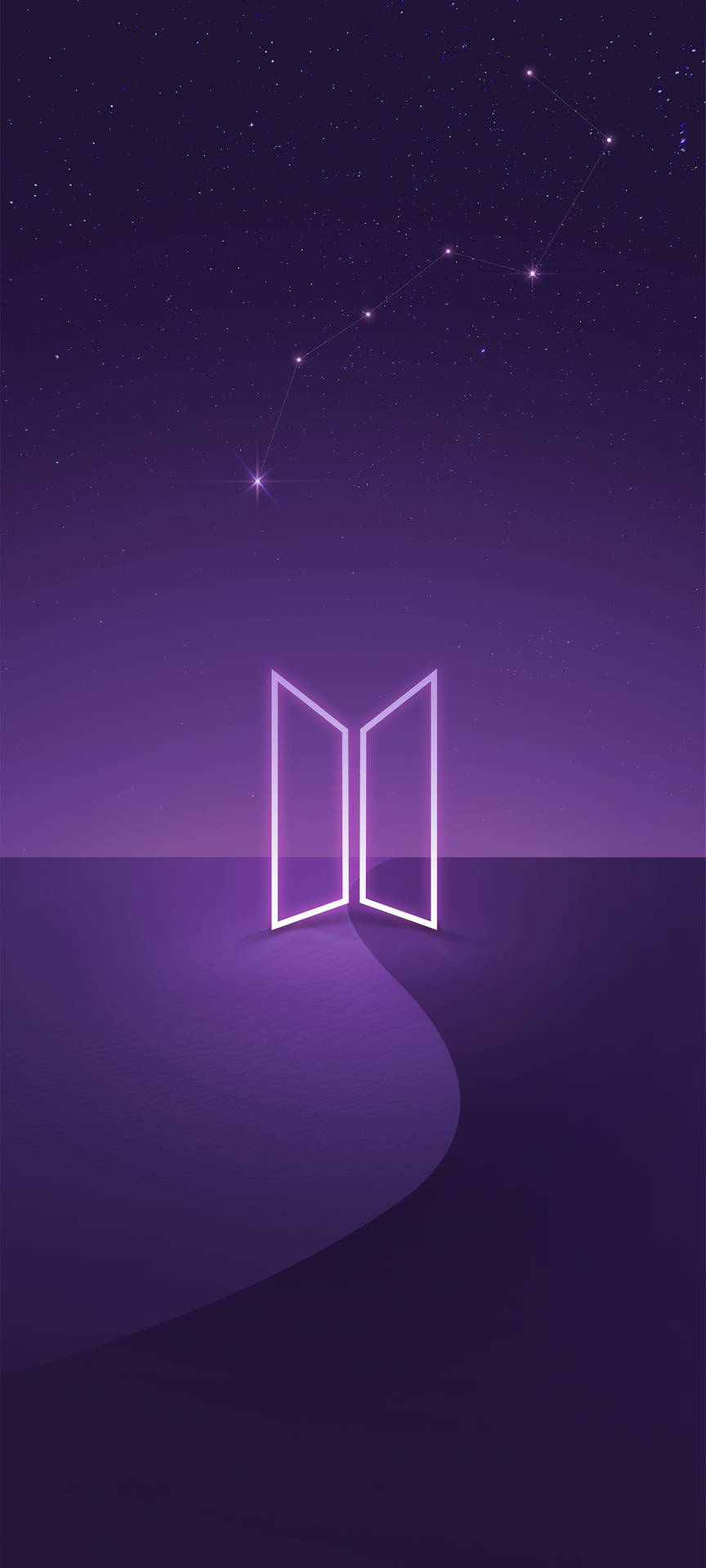 Bts Logo For Samsung S20 Fe Background