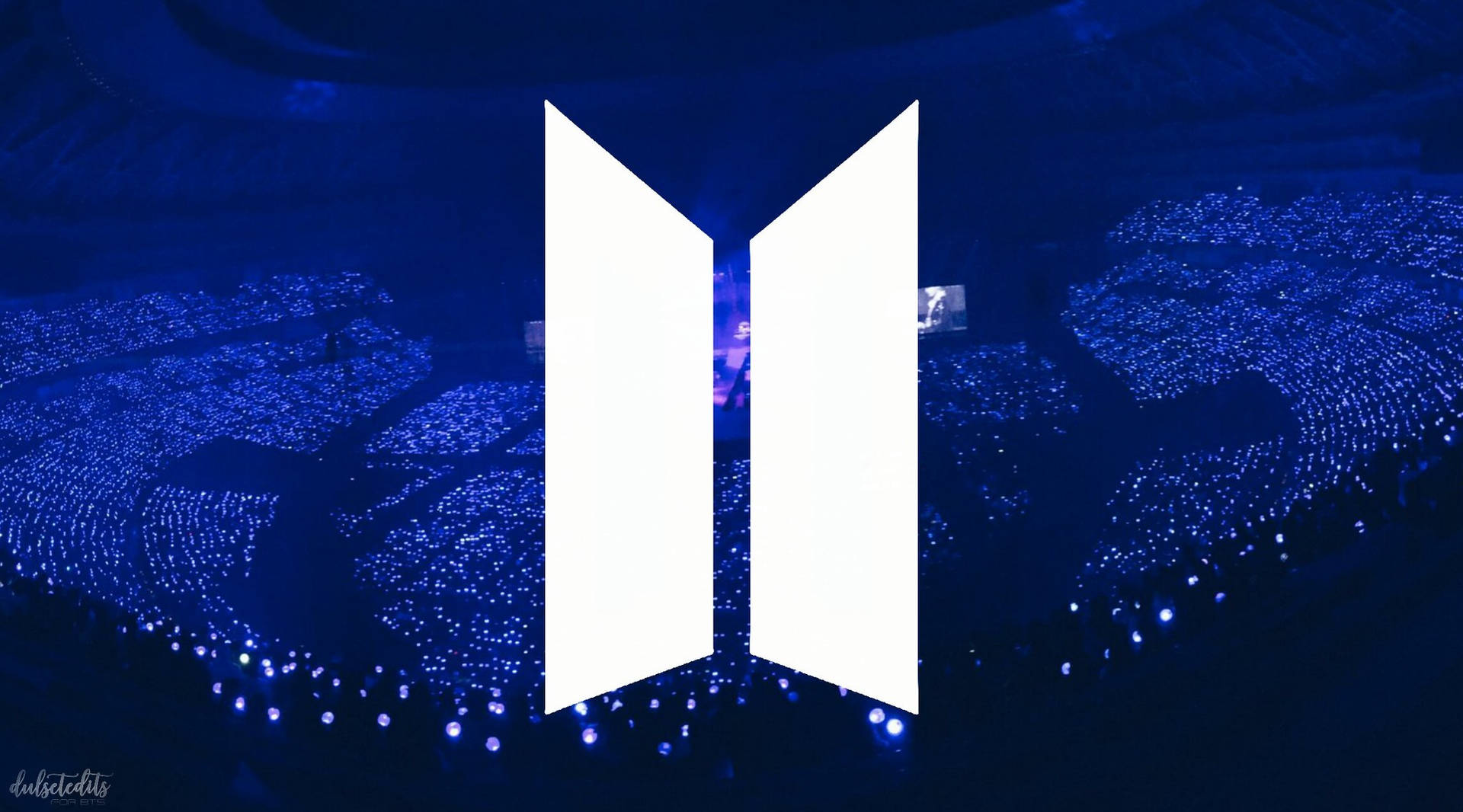 Bts Logo In Concert Background