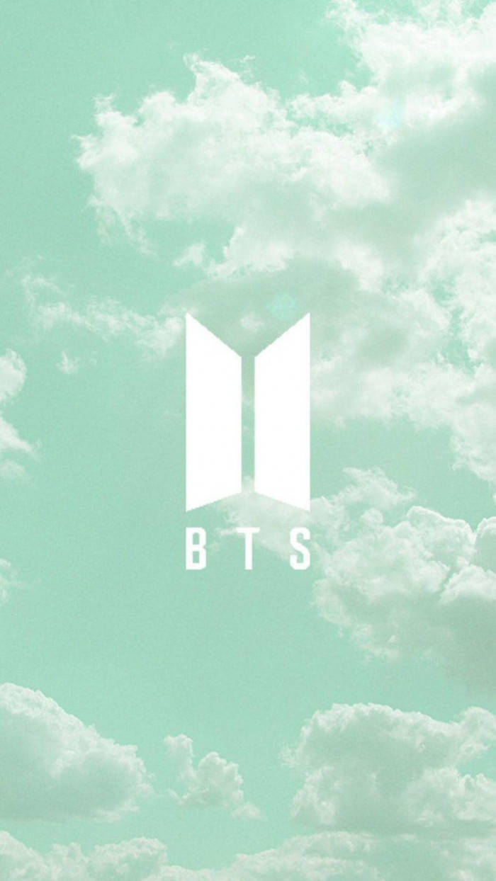 Bts Pastel Green Aesthetic Background