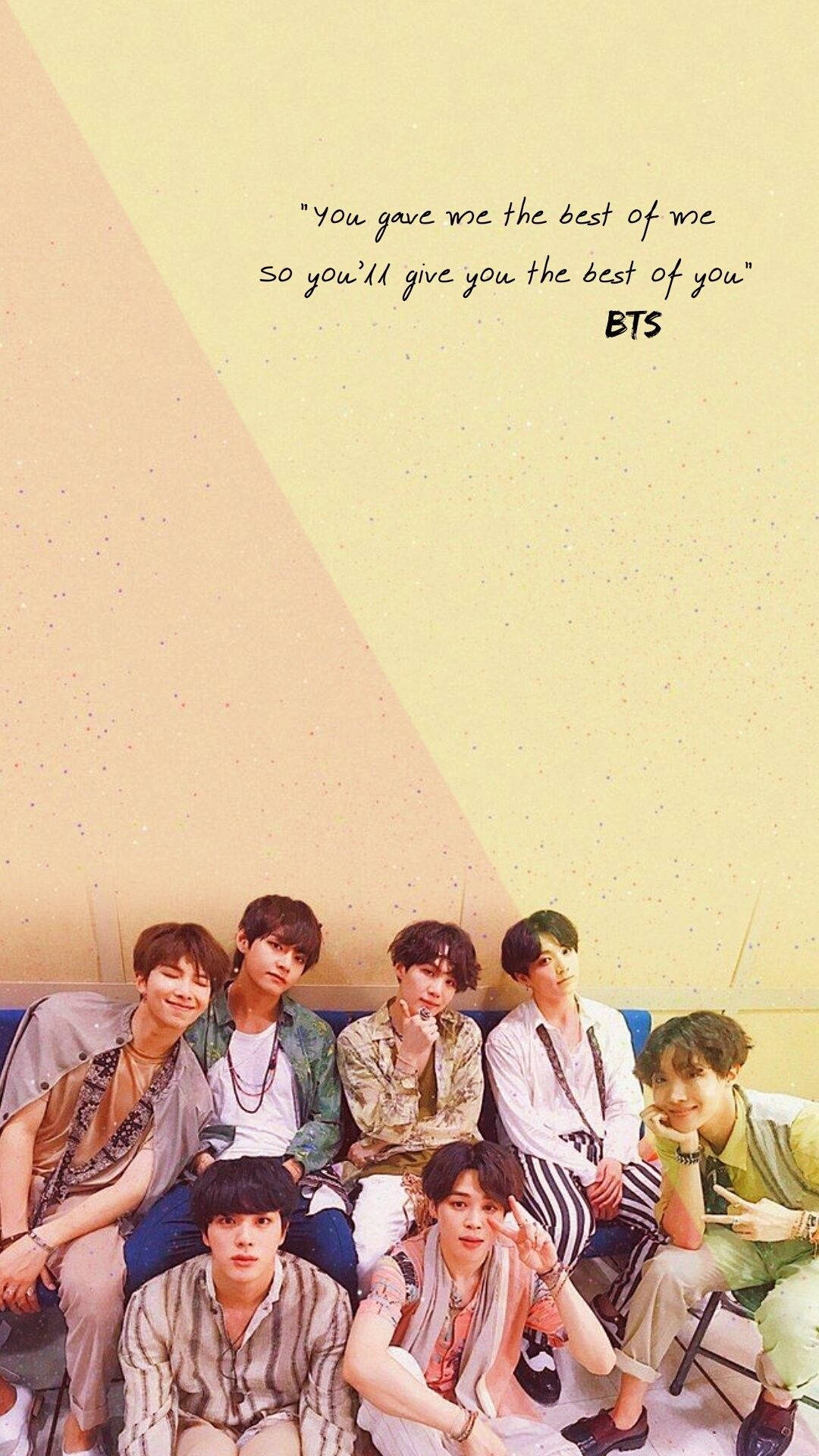 Bts Phone Charming Quote Background