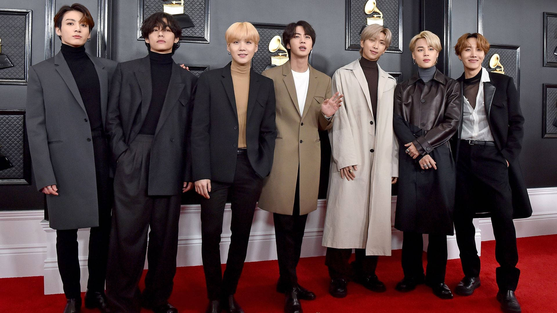 Bts Red Carpet Desktop Wallpaper Background