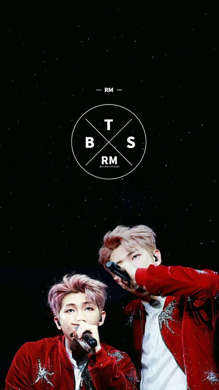 Bts Rm Cute Logo Background
