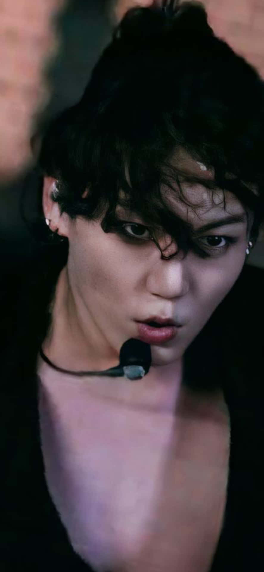 Bts's Jungkook Shows Off His Elegant Long Hair Background