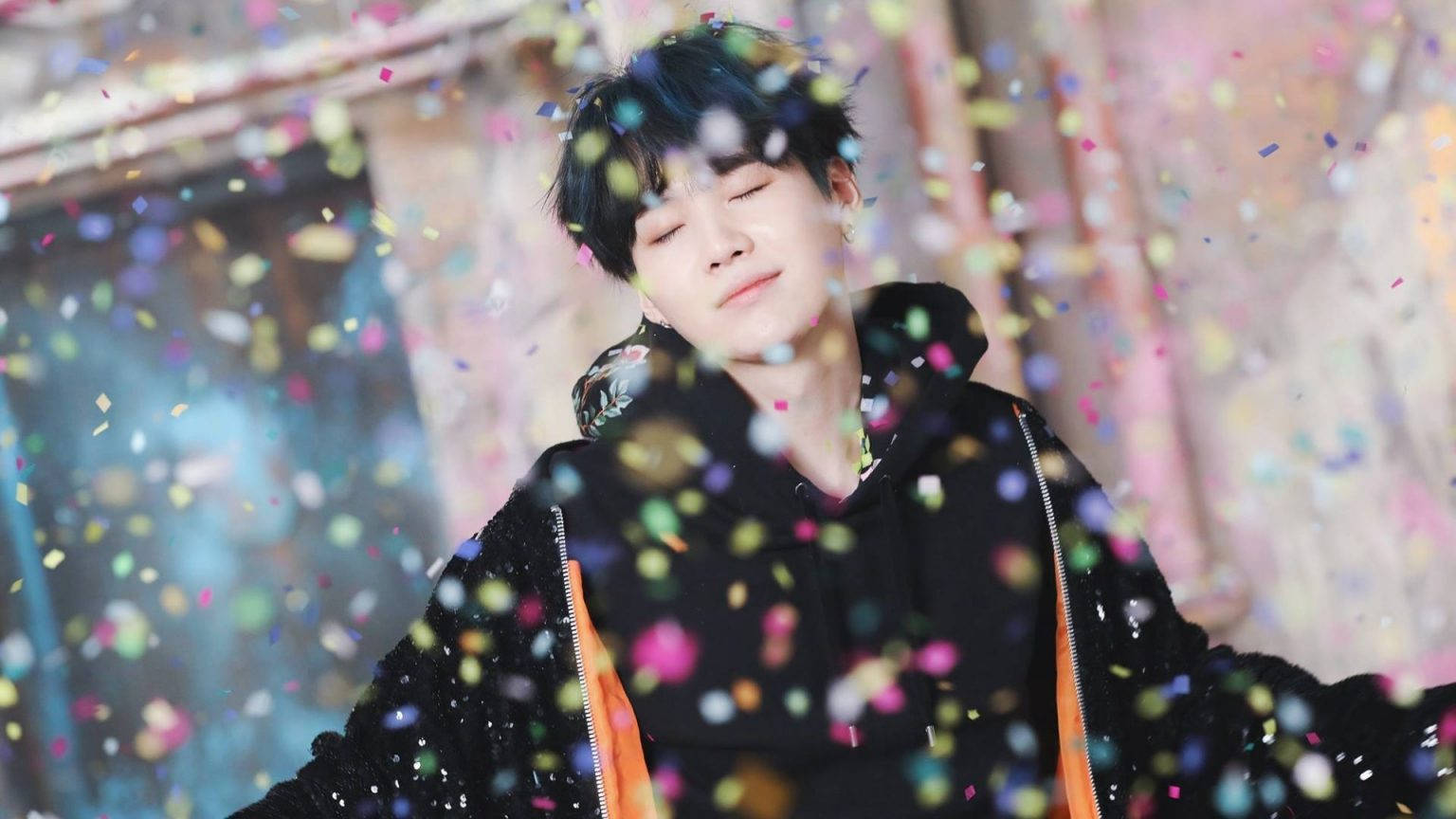 Bts's Suga: An Epitome Of Cuteness Background