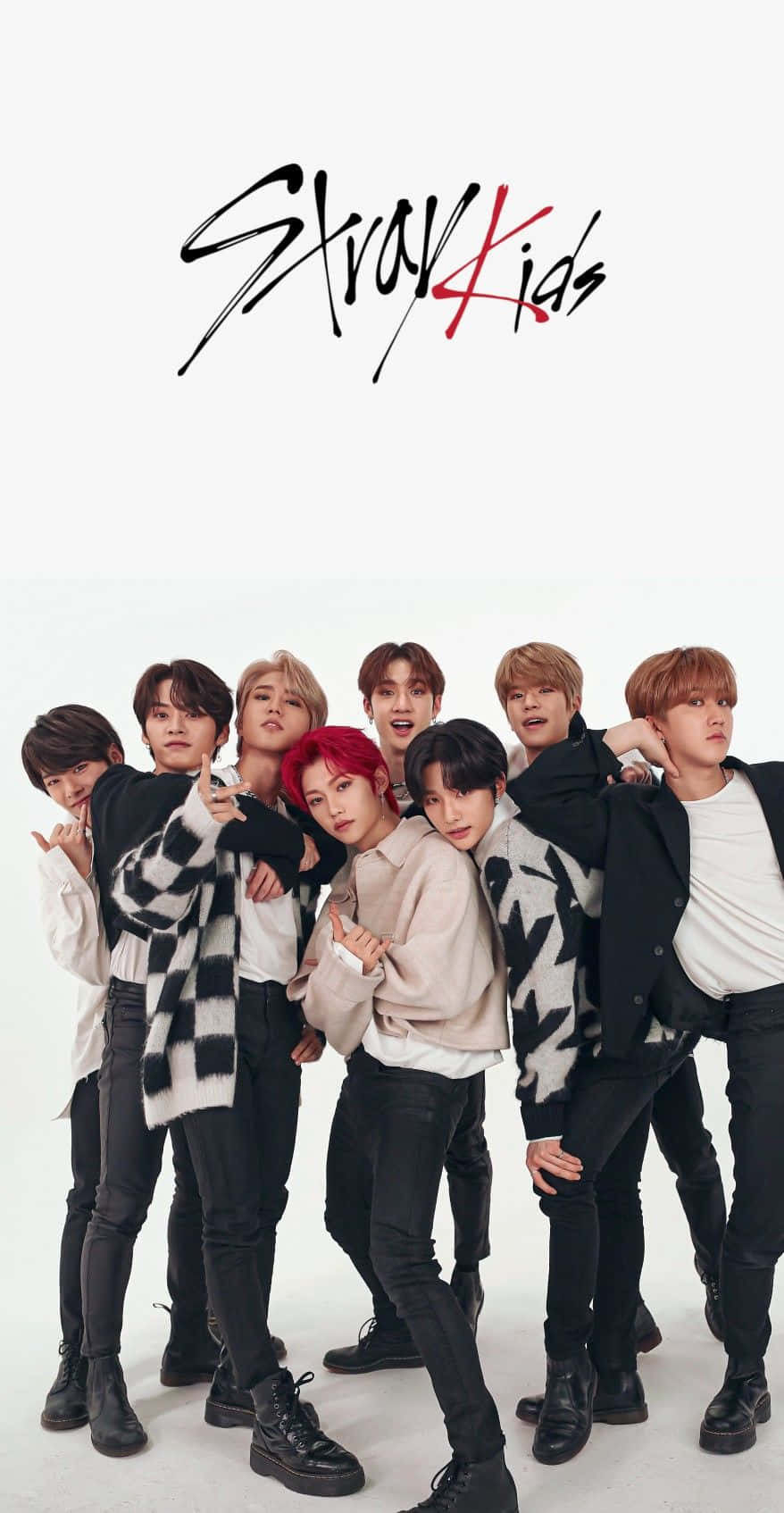 Bts Stay Kids - A Poster With The Words Stay Kids Background
