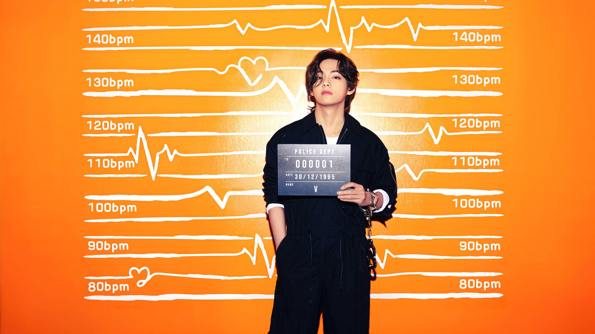 Bts Tae Hyung Butter Mugshot Background