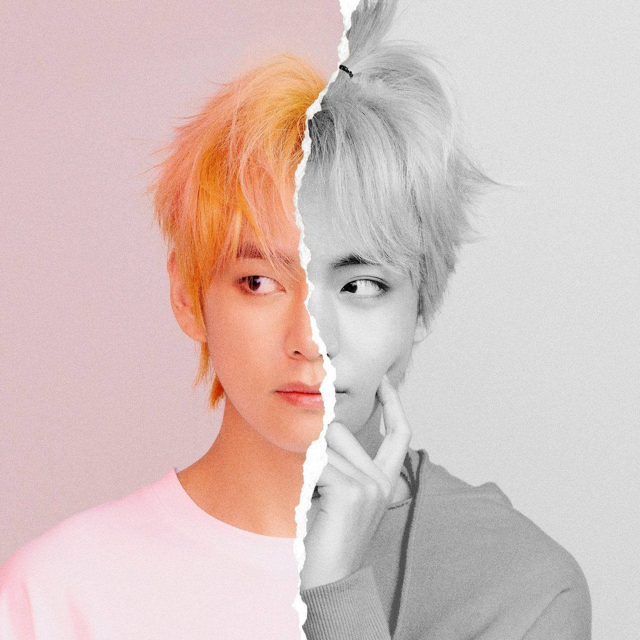 Bts Tae Hyung Paper Rip Background