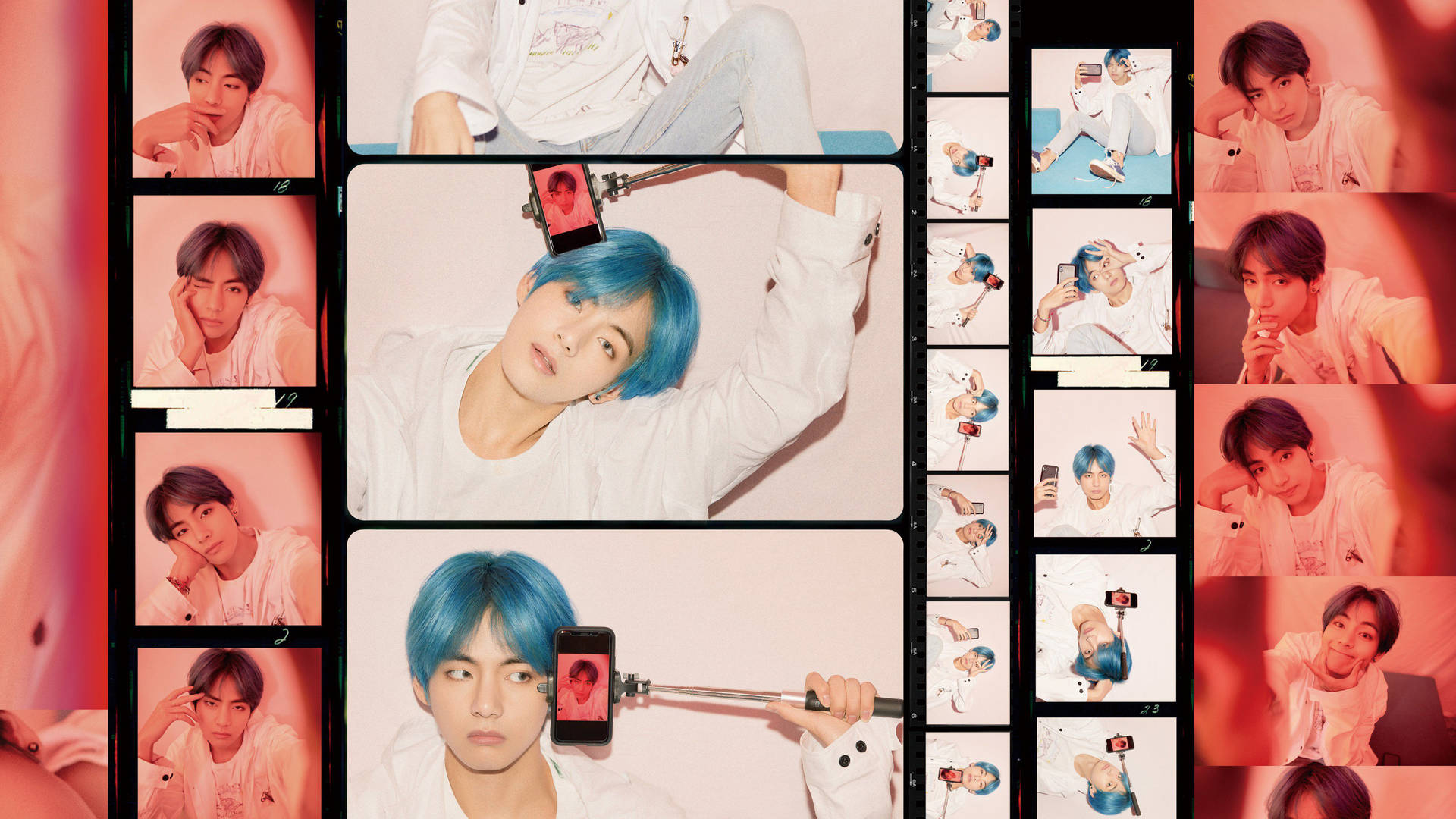 Bts Tae Hyung Polaroids Background