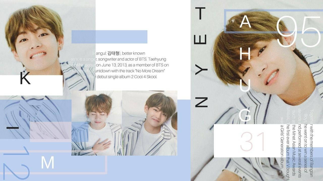 Bts V Blue Journal Aesthetic