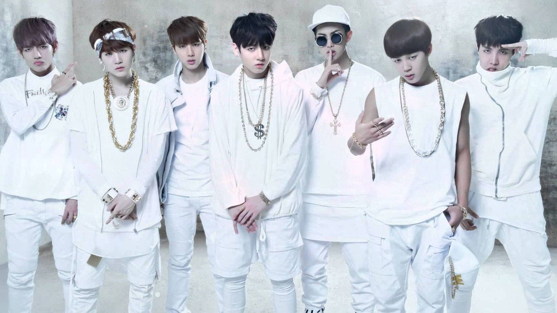 Bts White Outfits N.o Laptop Background