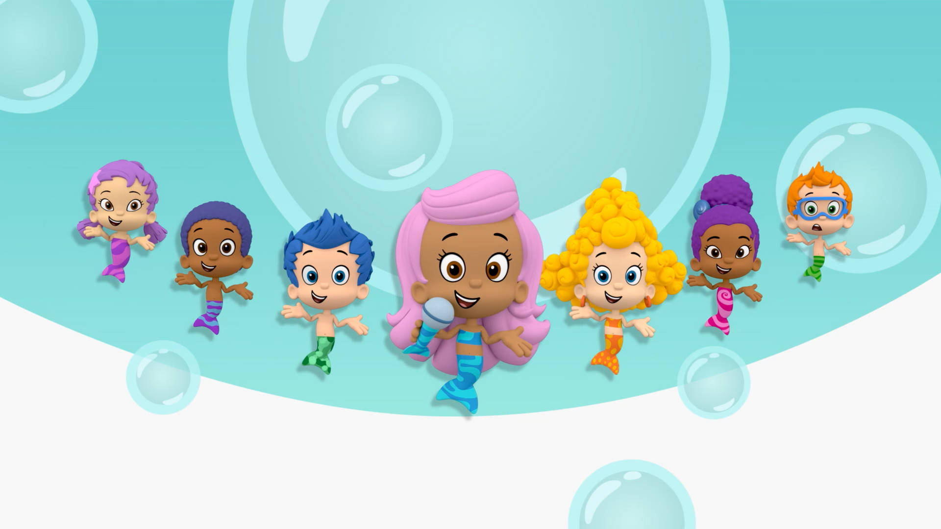 Bubble Guppies Characters Royal Mess Background Background