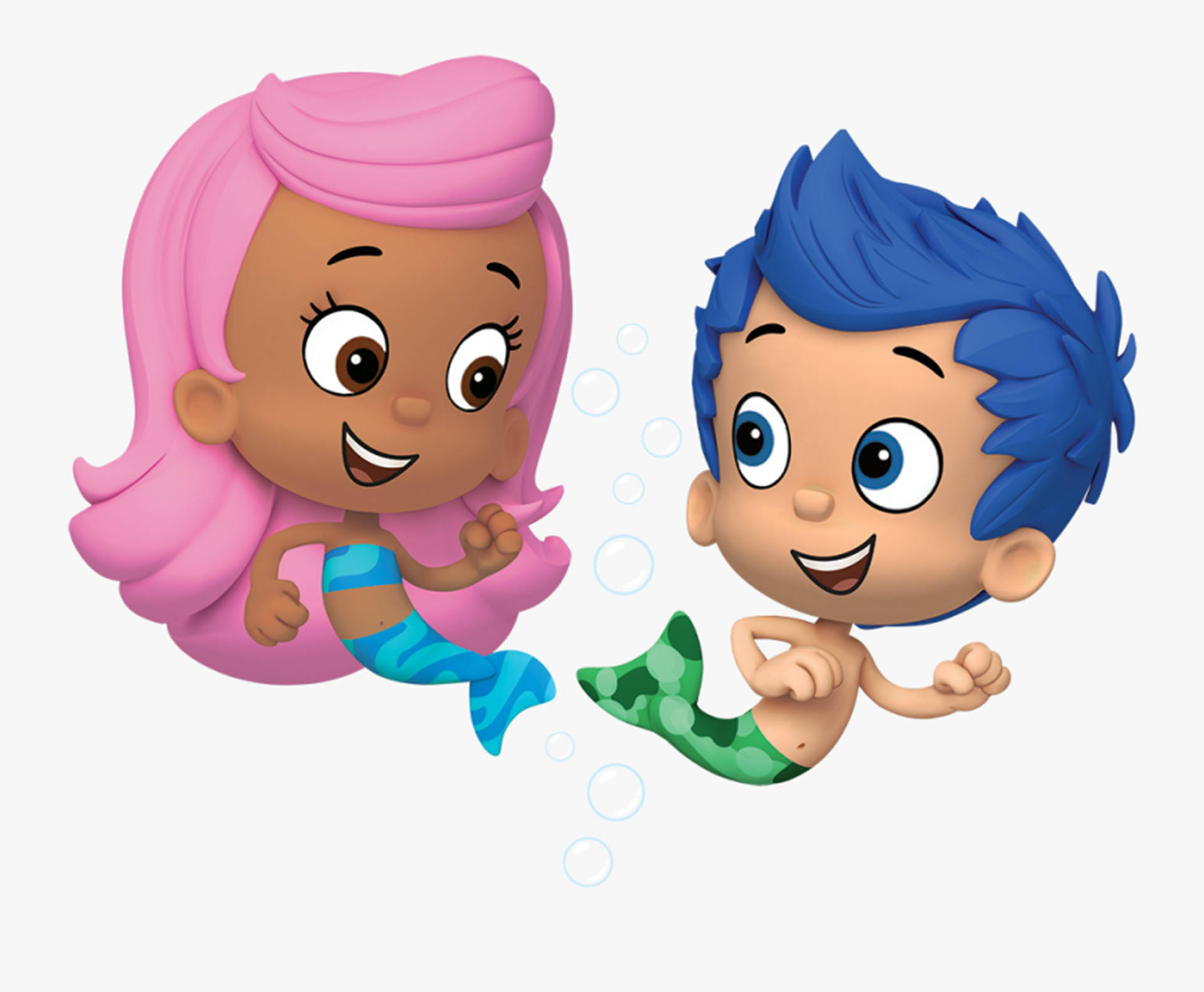 Bubble Guppies Molly Gill White Background Background