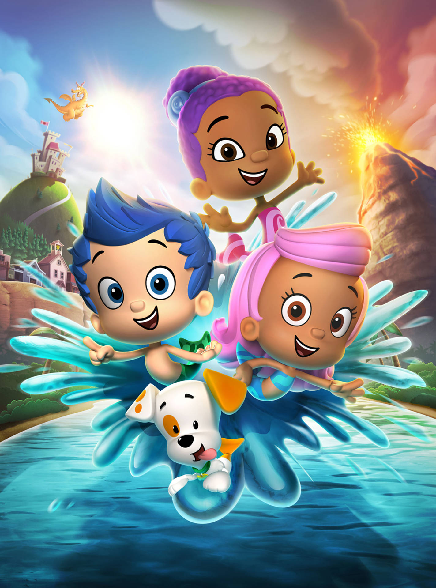 Bubble Guppies New Guppy Character Background