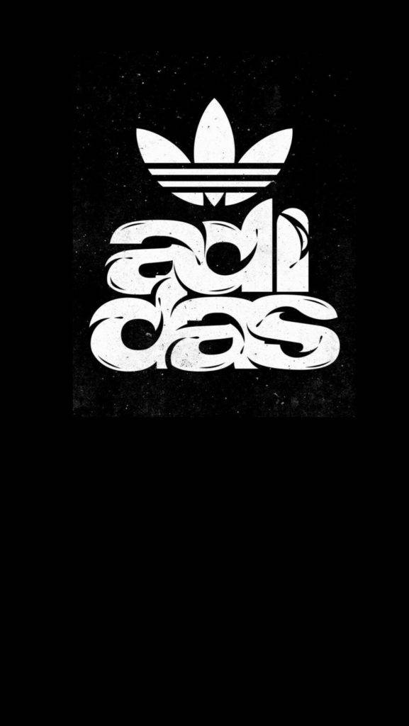 Bubble-style Logo Of Adidas Iphone Background