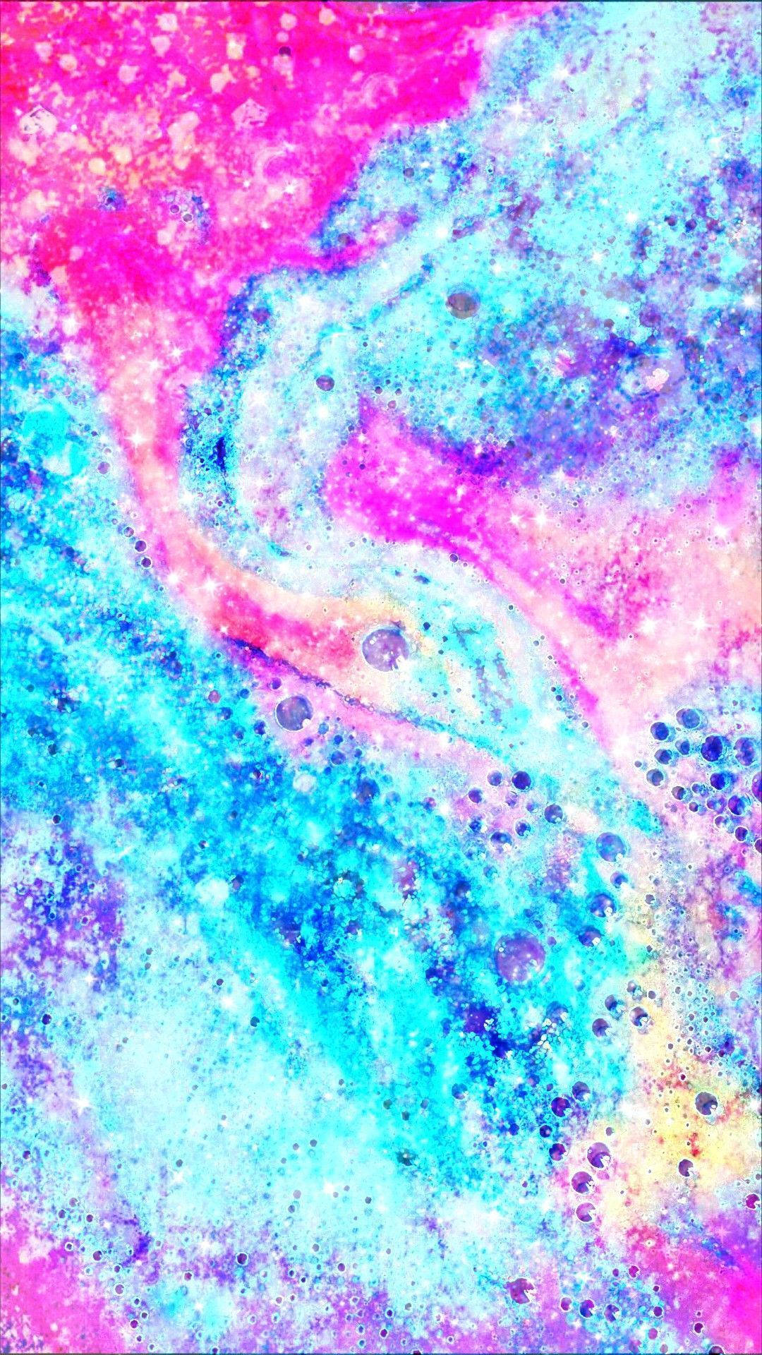 Bubbly And Lush Liquid Mixture Background