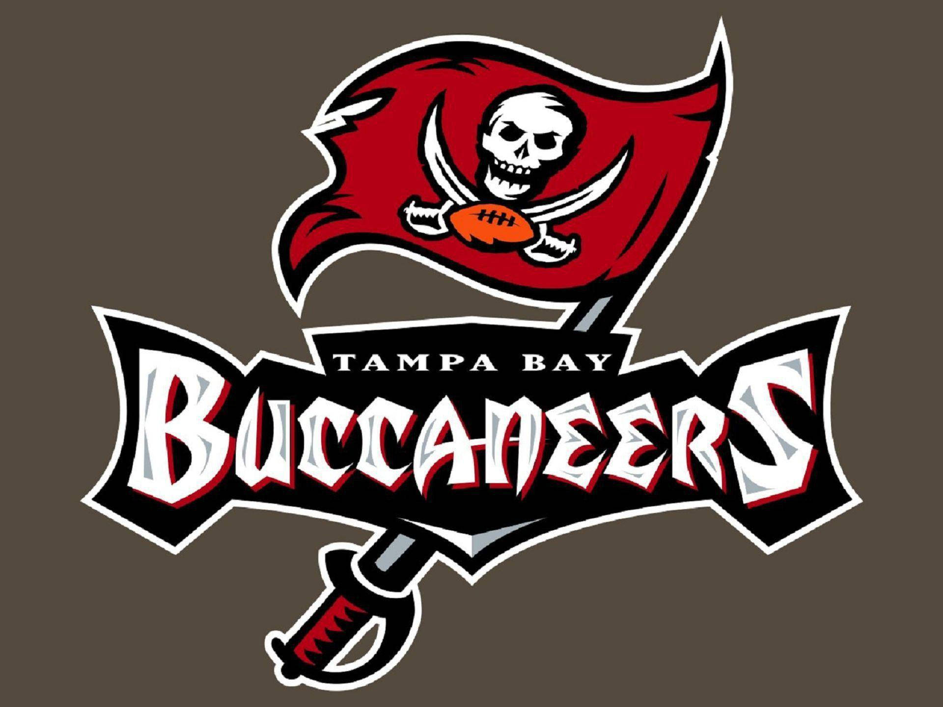 Buccaneers Retro Brown Background Background