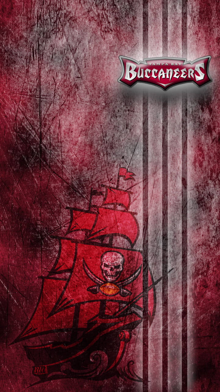 Buccaneers Scratchy Red Background Background