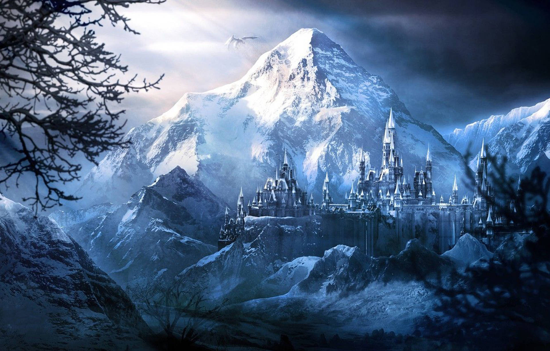 Bucephalon Frozen Castle Background
