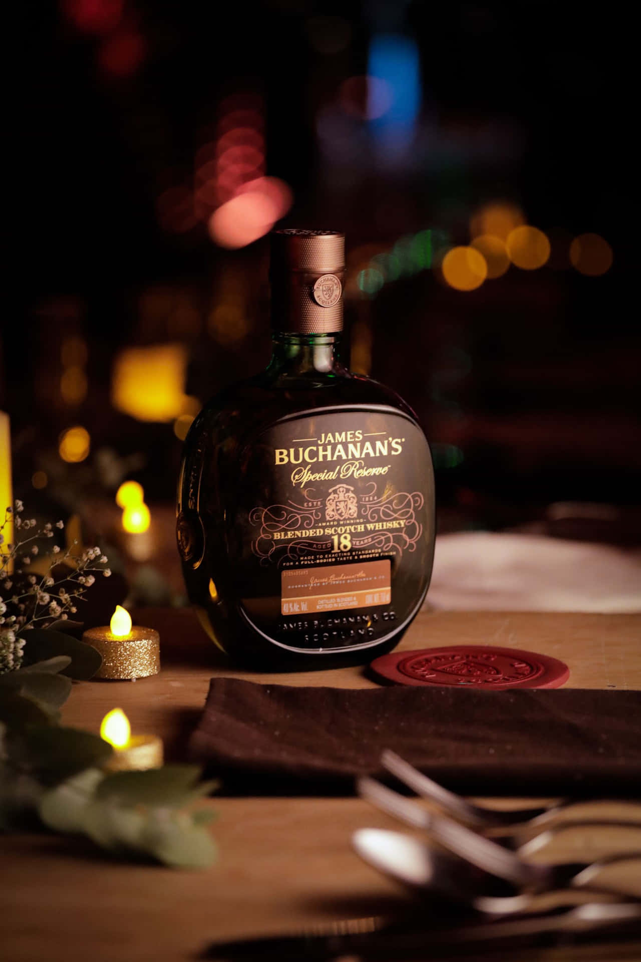 Buchanan's Whiskey Portrait During The Jungle Mayan Treasures Event