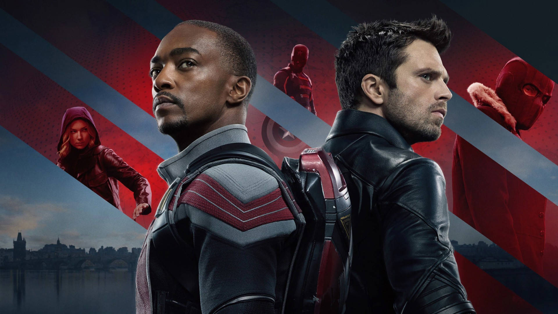 Bucky Barnes From Marvel's Avengers Background