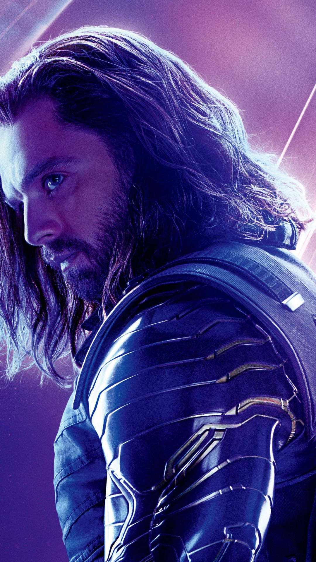 Bucky Barnes Glancing To The Left Background