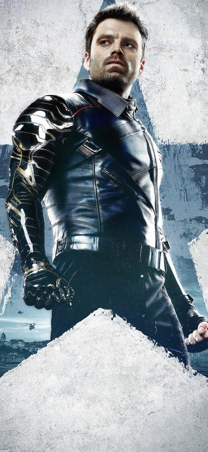 “bucky Barnes Iphone To Unlock A Whole New World Of Technology” Background