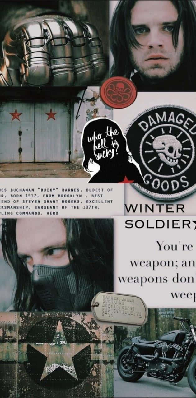 Bucky Barnes Owns The Latest Iphone Background