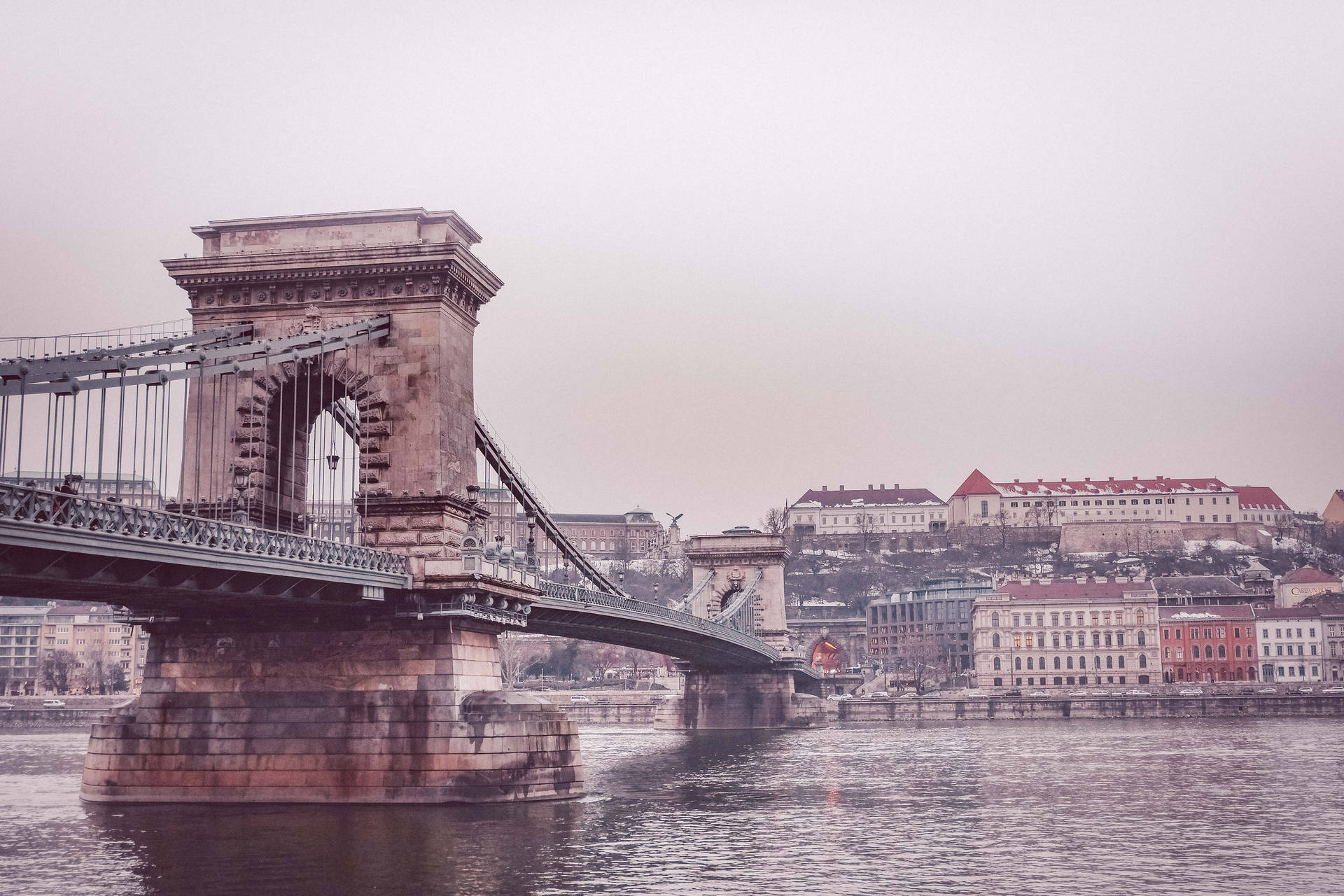 Budapest, Hungary, Chain Bridge Background