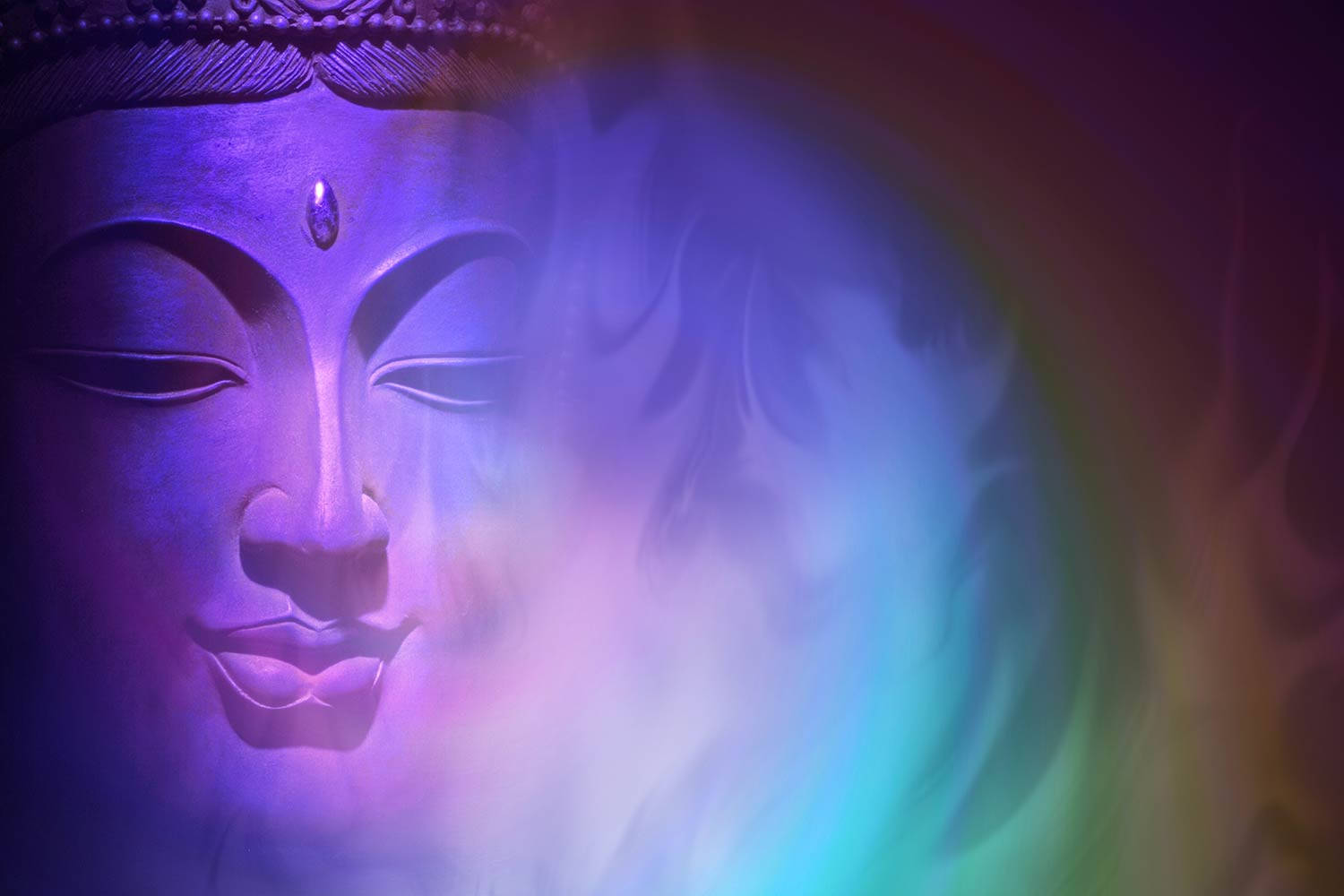 Buddha Multicolor Aesthetic Background