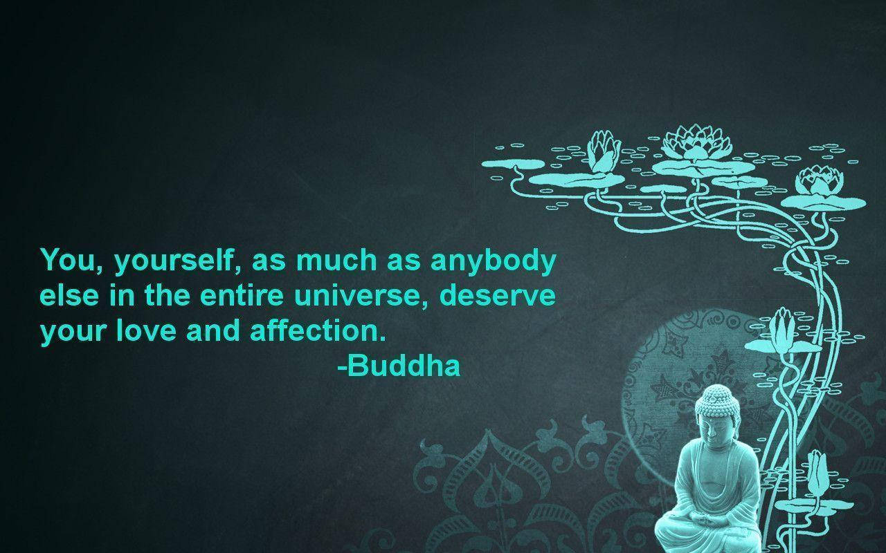 Buddha Quotes Blue Buddha Background