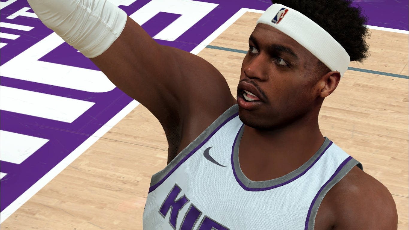 Buddy Hield In 3d Rendered Background