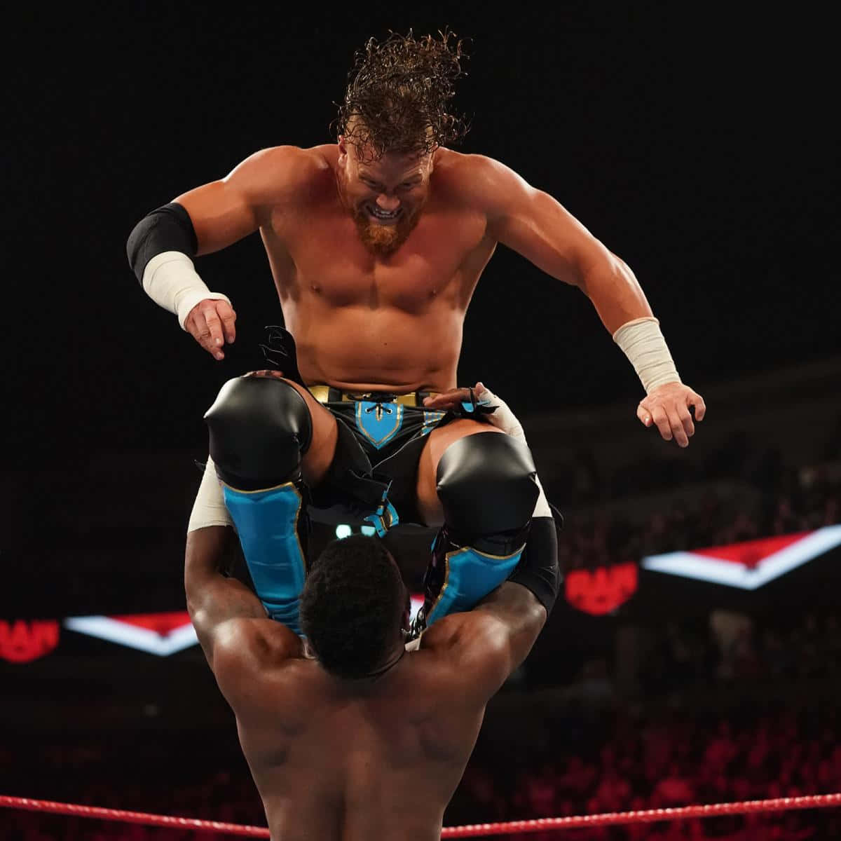 Buddy Murphy Flying Kick Cedric Alexander Background