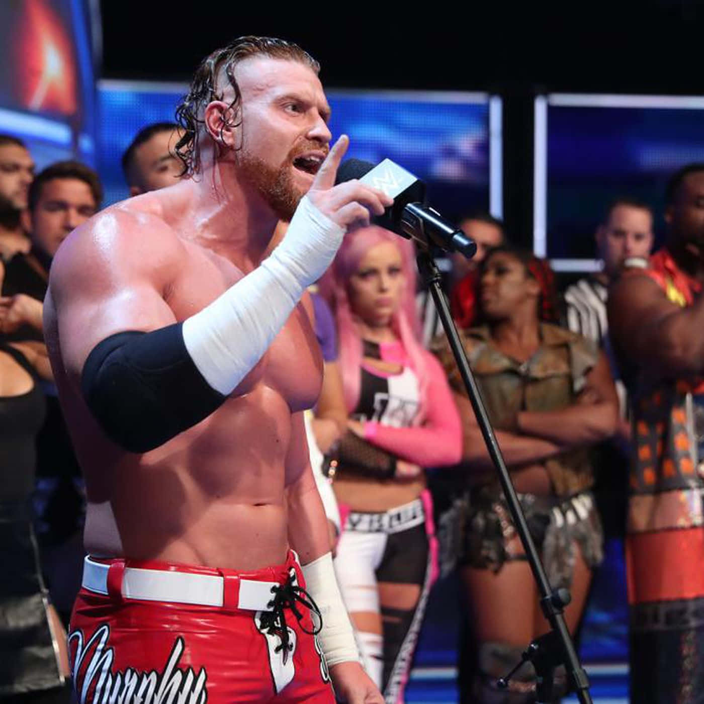 Buddy Murphy Talking Wwe Raw Background