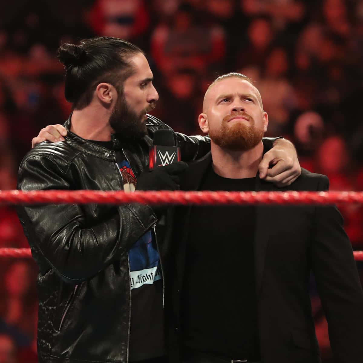 Buddy Murphy Welcomed By The Viking Raiders Background