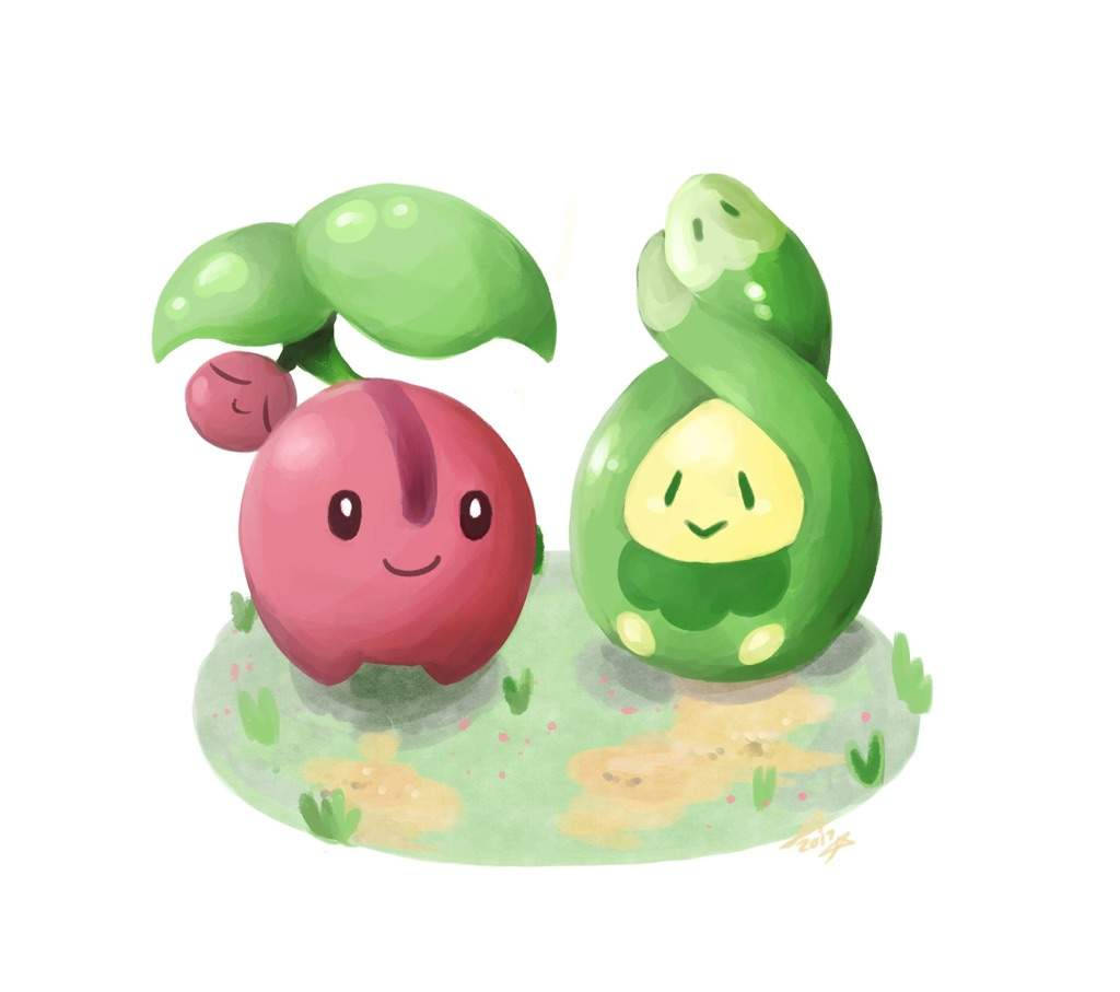 Budew With Cherubi