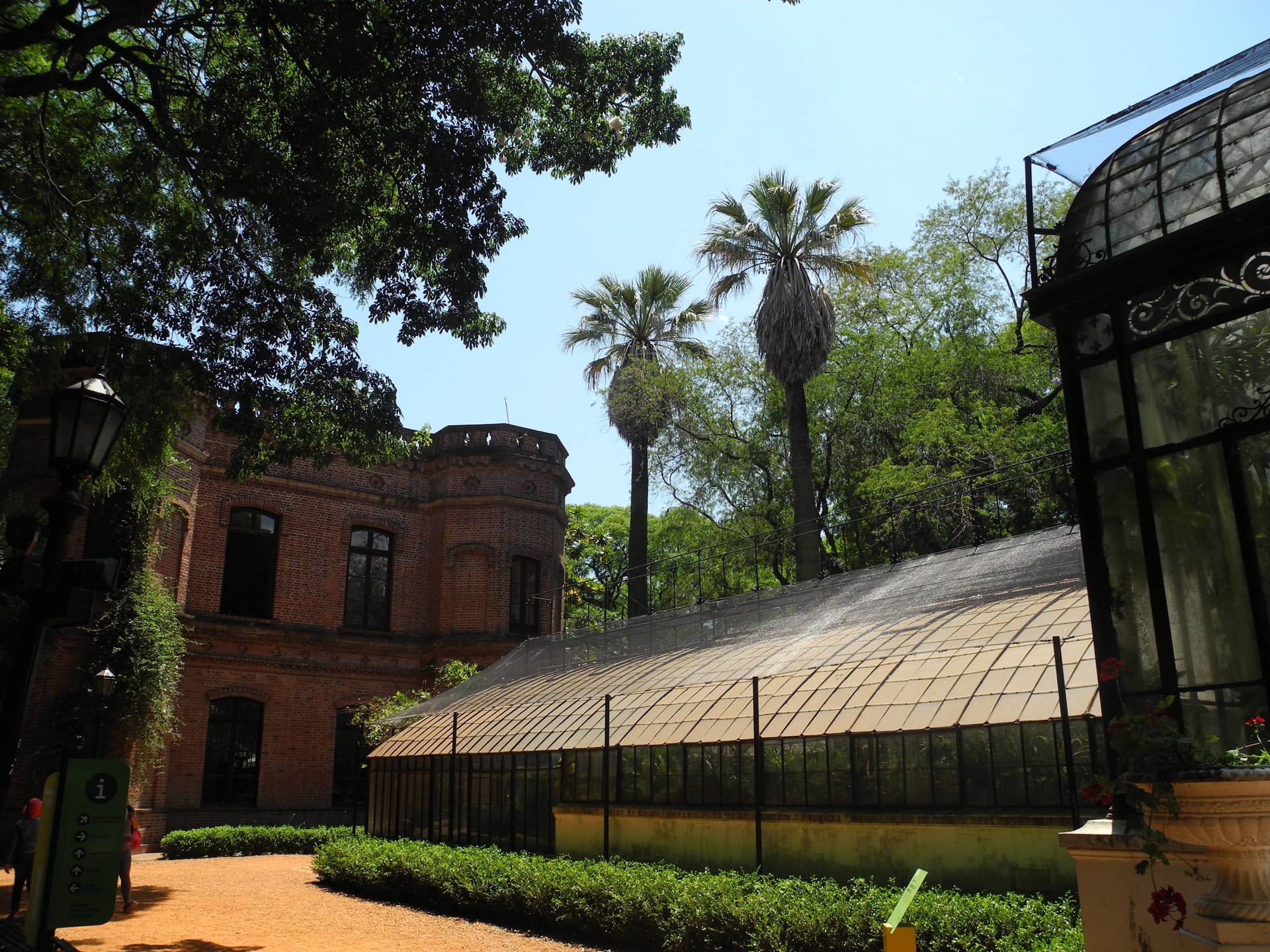 Buenos Aires Carlos Thays Botanical Garden Background