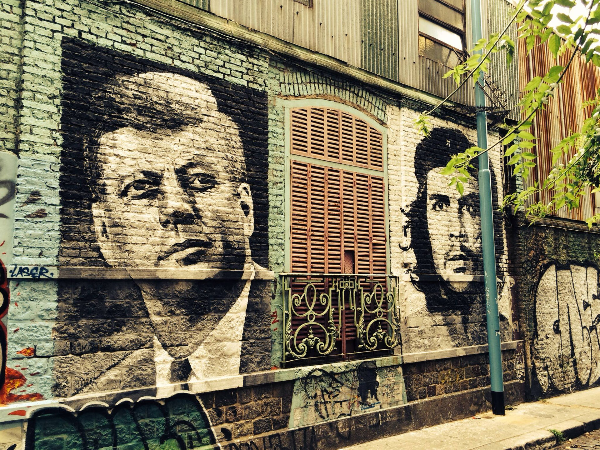 Buenos Aires Palermo Street Art Background